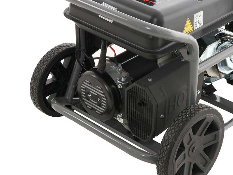 Pramac WX 6250 ES - Benzin Stromerzeuger mit R&auml;dern 6.1 kW - Dauerleistung 5.5 kW - 400V 