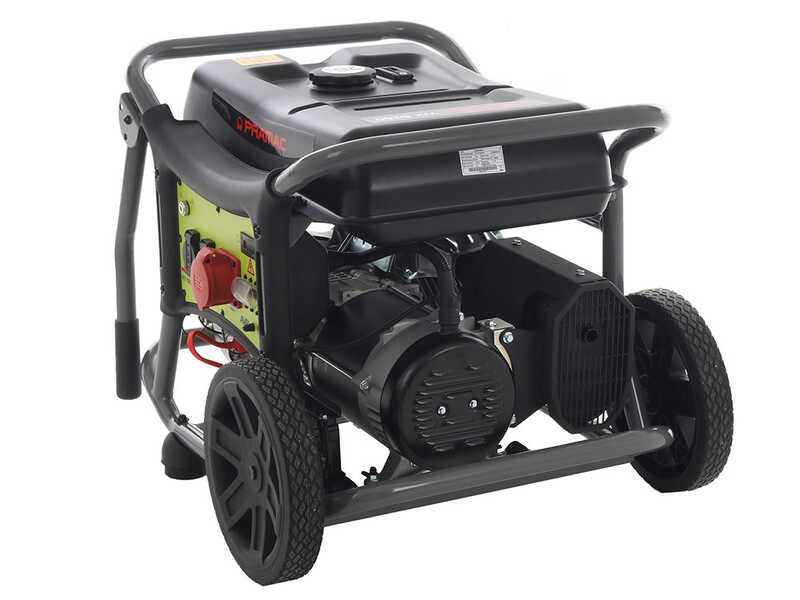 Pramac WX 6250 ES - Benzin Stromerzeuger mit R&auml;dern 6.1 kW - Dauerleistung 5.5 kW - 400V 