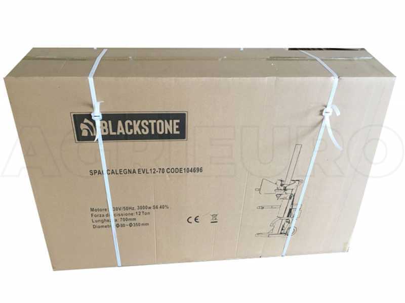 BlackStone EVL 12-70 - Stehender Elektro Holzspalter mit einphasigem Motor - 12 T