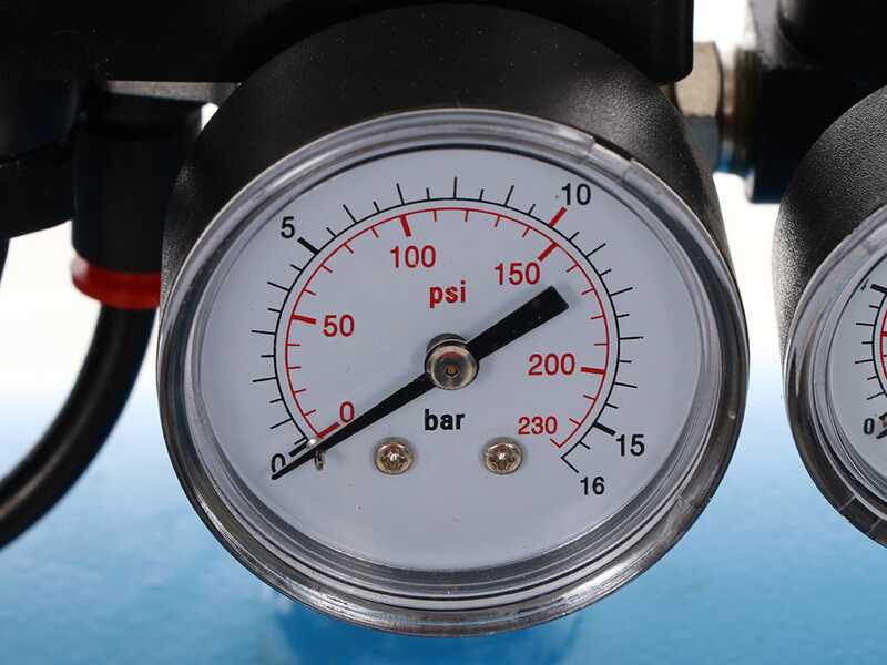 ABAC MONTECARLO OS15P - Schallged&auml;mpfter, &ouml;lfreier, einphasiger elektrischer Luftkompressor - Motor 1,5 HP - 50 lt