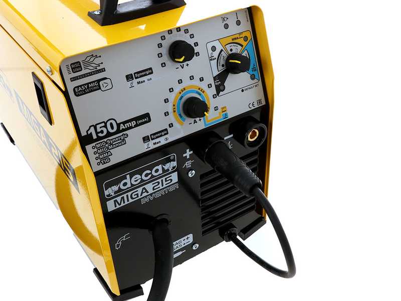 Inverter F&uuml;lldraht-Schwei&szlig;ger&auml;t Multiprocessing Deca MIGA 215 1Ph 230/50-60 - GAS/NO GAS