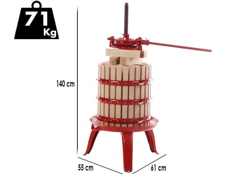 Baesso Torchio 50 - Manuelle Weinpresse - 127 l
