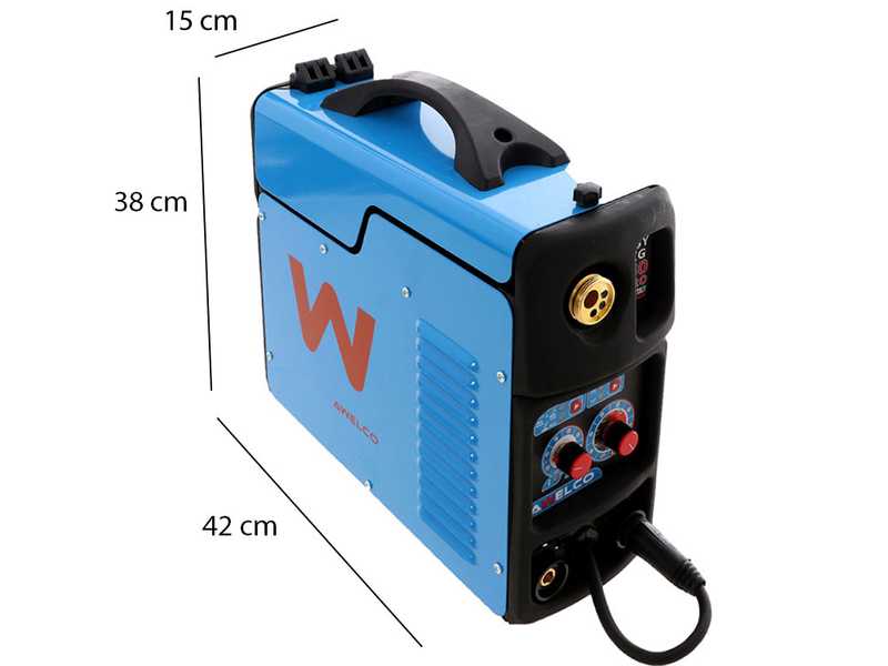 F&uuml;lldraht Schwei&szlig;ger&auml;t Awelco MIG INVERTER EASYMIG 180 EURO - MMA - MIG - TIG - GAS/NO GAS
