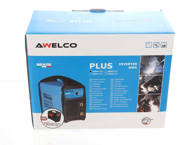 Elektrode Inverter Schwei&szlig;ger&auml;t mit Gleichstrom MMA Awelco Plus 160