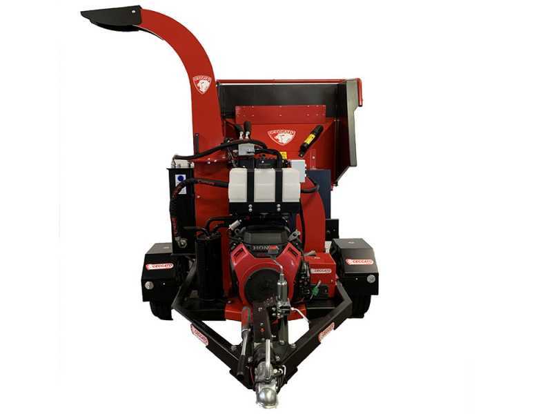 Ceccato Tritone Mega Monster - Profi H&auml;cksler auf Wagen - Honda Motor GX 690