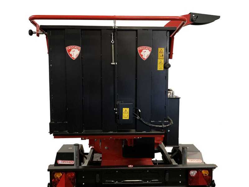 Ceccato Tritone Mega Monster - Profi H&auml;cksler auf Wagen - Honda Motor GX 690