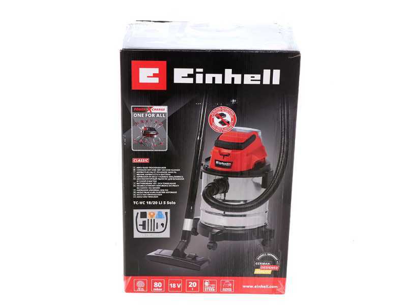 Akku Nass- und Trockensauger Einhell TC-VC 18/20 Li  - 18V 2.5Ah