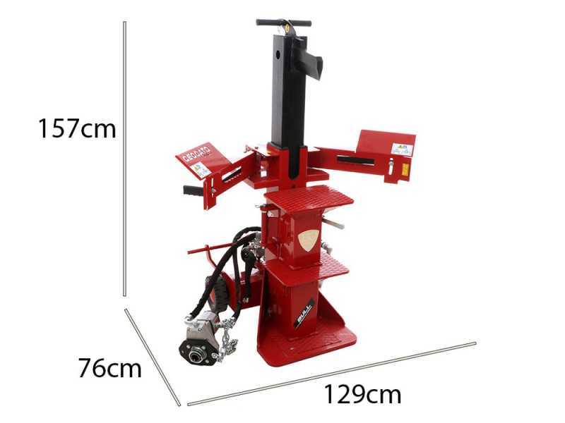 Ceccato BULL SPLT12F - Stehender Holzspalter f&uuml;r Traktor - 12 Tonnen - Hub 540 mm