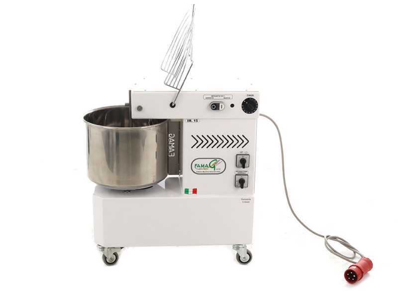 Spiralkneter Famag IM15 New, 2 Geschwindigkeiten - 400V - 12 KG