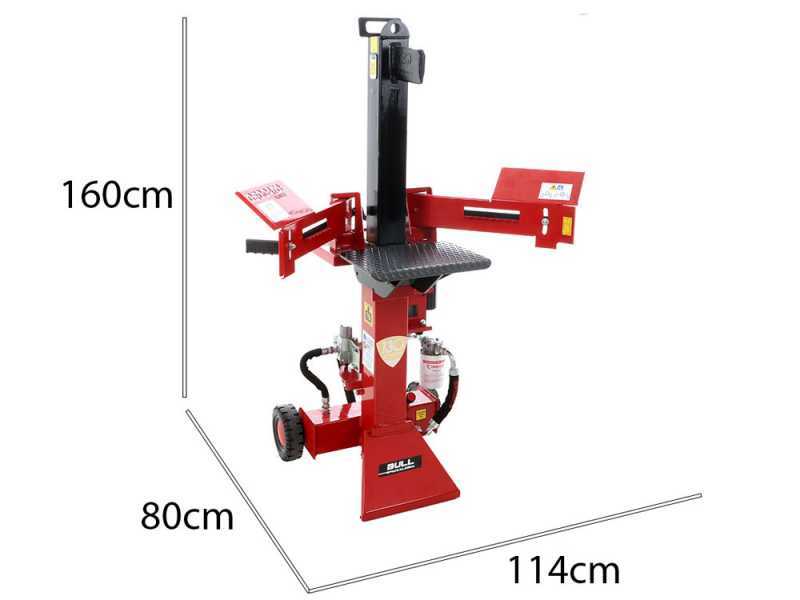 Ceccato BULL SPLE 6L - Stehender einphasiger Elektro Holzspalter - 6 Tonnen - Hub 540 mm