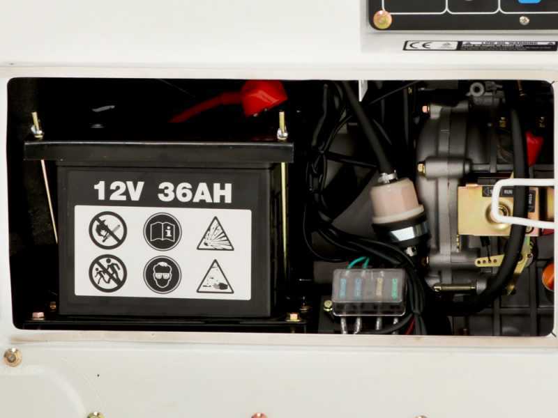 Blackstone SGB 8500-3 D-ES - Leiser Diesel-Stromerzeuger mit AVR-Regelung 6.3 kW - Dauerleistung 6 kW - 400V