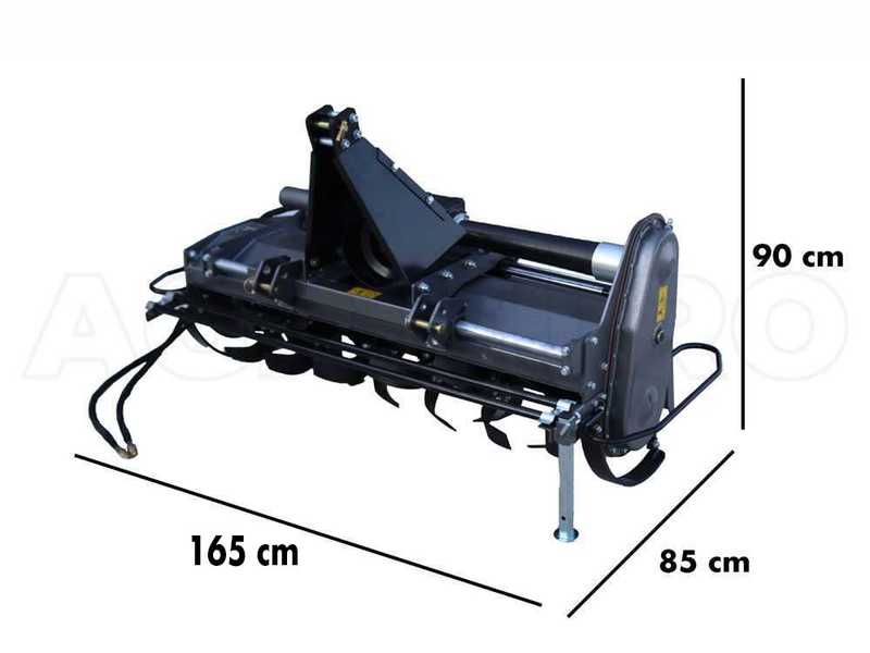 Blackstone BHTL-150 - Ackerfr&auml;se f&uuml;r mittleschwere Eins&auml;tze - hydraulische Verschiebung