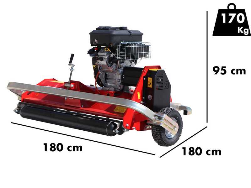 Zanon TSM Off-Road 1250 - Mulcher mit Benzinmotor f&uuml;r Quad -  B&amp;S Vanguard
