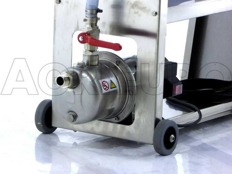 Enotecnica Pillan AF20 - Weinfilter mit Wagen - Pumpe aus Edelstahl
