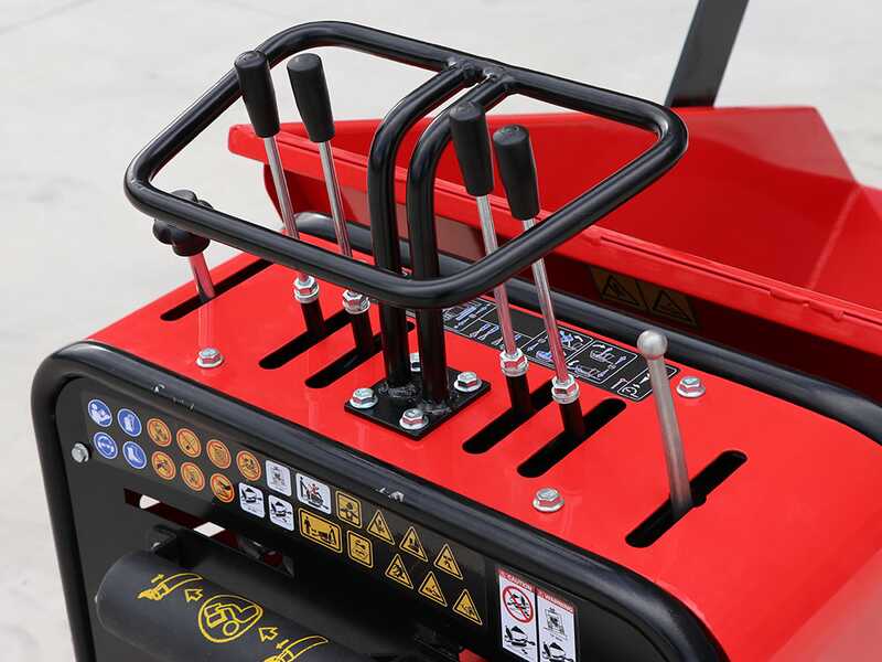 GeoTech Pro Geoporter 550 DHS Hydro &ndash; Raupendumper mit hydraulischer Kippmulde 500 kg &ndash; Hydrostatischer Antrieb