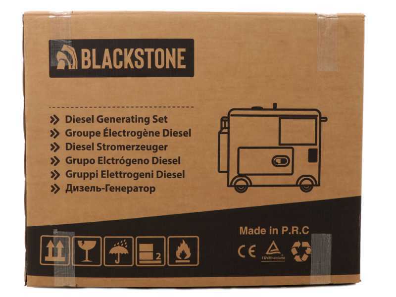 Blackstone SGB 8500-3 D-ES - Leiser Diesel-Stromerzeuger mit AVR-Regelung 6.3 kW - Dauerleistung 6 kW einphasig + ATS