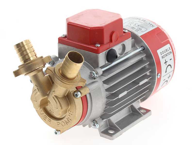 Rover Marina 25 Elektrische Umf&uuml;llpumpe aus Bronze - 12V - nicht lebensmittelgeeignet
