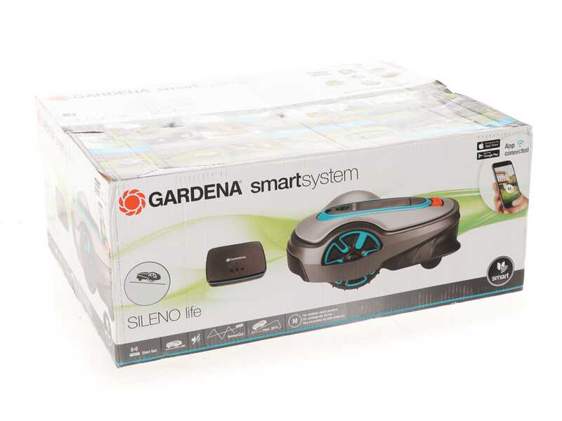 Gardena SILENO life 750 - M&auml;hroboter mit Begrenzungskabel und Li-Ionen-Akku