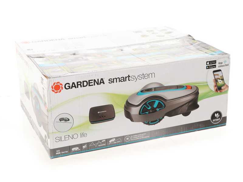 M&auml;hroboter Gardena SILENO life 750 - mit Begrenzungskabel und Li-Ionen-Akku