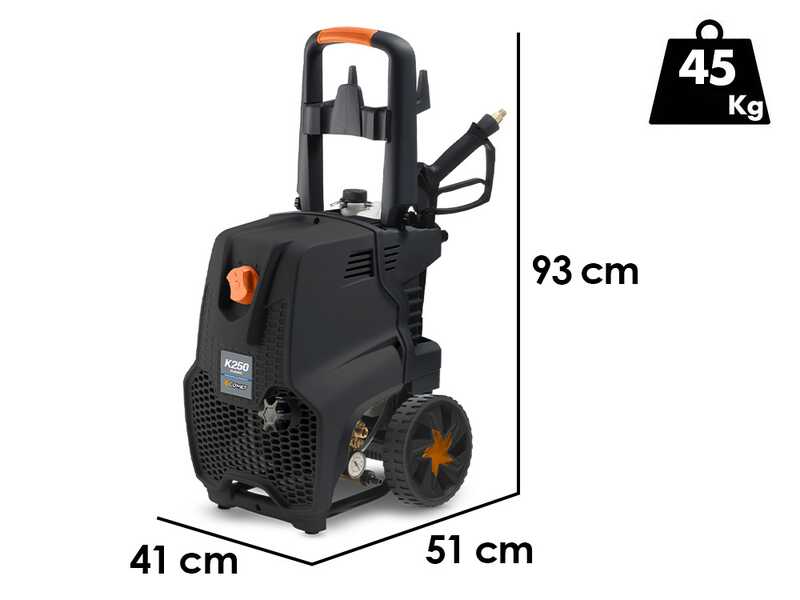 Comet K 250 13/190 TSR Classic - Professioneller Kaltwasser-Hochdruckreiniger - 190 bar - 780 l/h