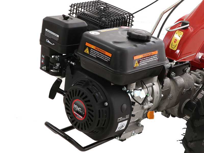 Einachsschlepper GeoTech Pro MCT 650 mit Loncin Benzin Verbrennungsmotor, 196cc - 6.5 PS