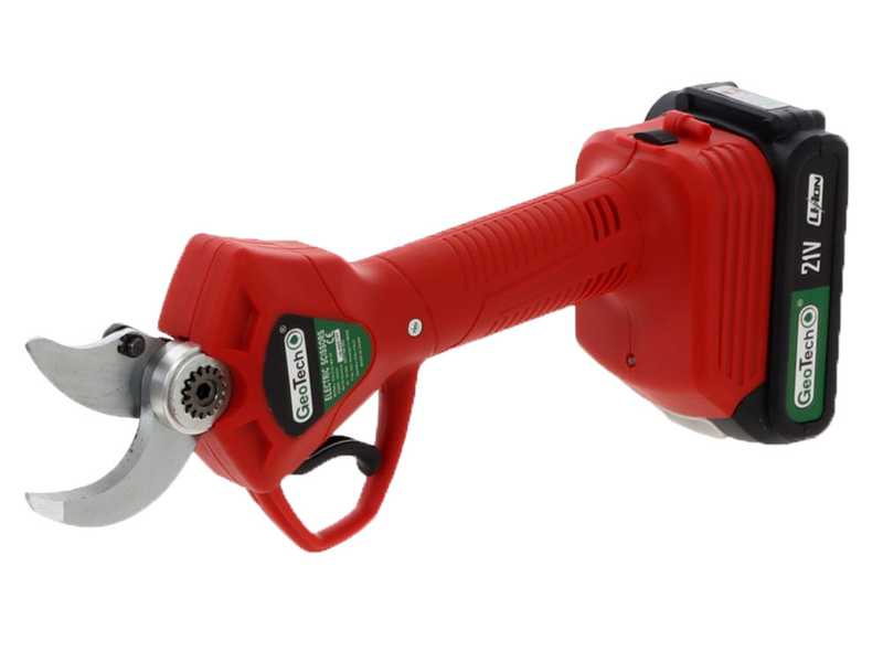 Akku Baumschere f&uuml;r das Beschneiden Geotech - MS 30 - 2 Akkus 2 Ah 18 V