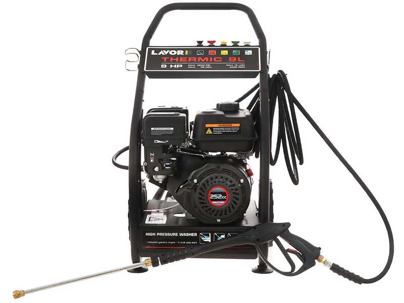 Benzin Hochdruckreiniger  Lavor Thermic 9L - Loncin LC175F-2 Benzin Motor - 9 PS