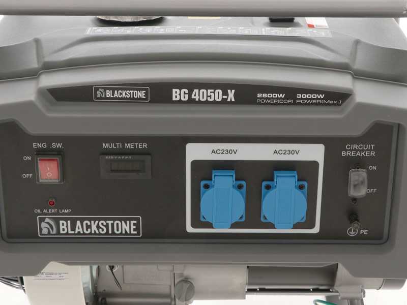Blackstone BG 4050-X - Benzin Stromerzeuger 230V einphasig - 2.6  kW