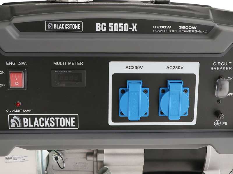 Blackstone BG 5050-X - Benzin Stromerzeuger 230V - 3.6 kW