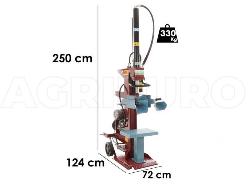 AgriEuro SIE LUX - Stehender Holzspalter f&uuml;r Traktor - 15 Tonnen - Hub 1000 mm