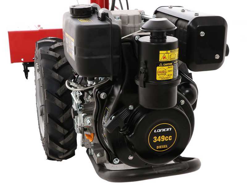 Profi schwerer Einachsschlepper GINKO 706 - Dieselmotor Loncin mit Hubraum 349ccm