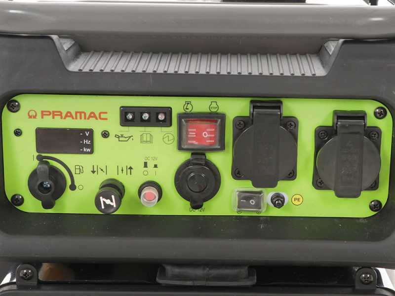 Pramac PMI3000 - Inverter-Stromerzeuger mit R&auml;dern 3 kW - Dauerleistung 2.8 kW - 230V