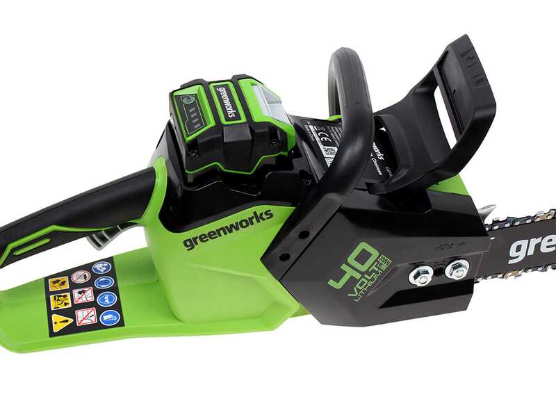 Greenworks GD40CS18 - Akku-Kettens&auml;ge 40V - AKKU UND LADEGER&Auml;T NICHT IM LIEFERUMFANG ENTHALTEN
