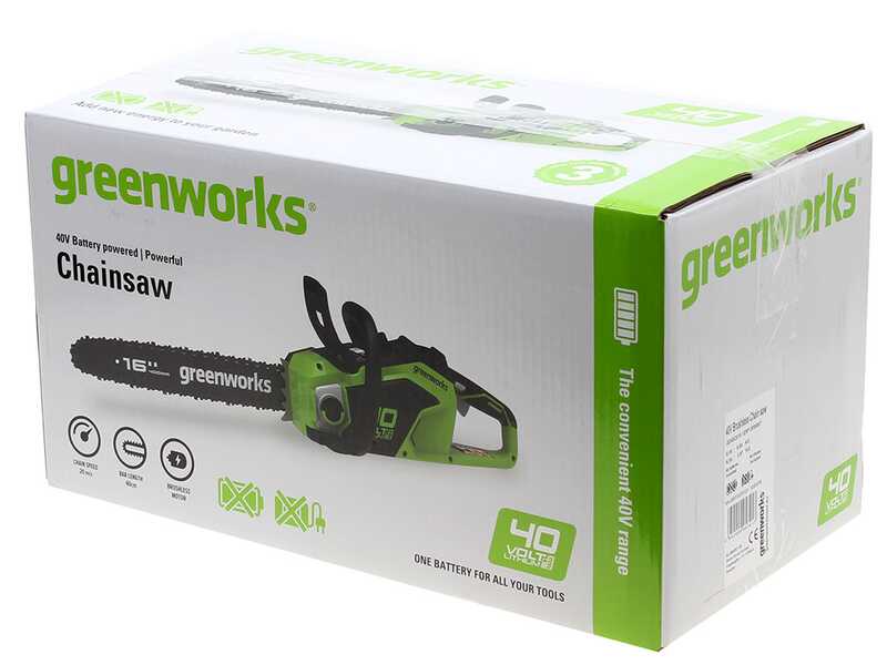 Greenworks GD40CS18 - Akku-Kettens&auml;ge 40V - AKKU UND LADEGER&Auml;T NICHT IM LIEFERUMFANG ENTHALTEN