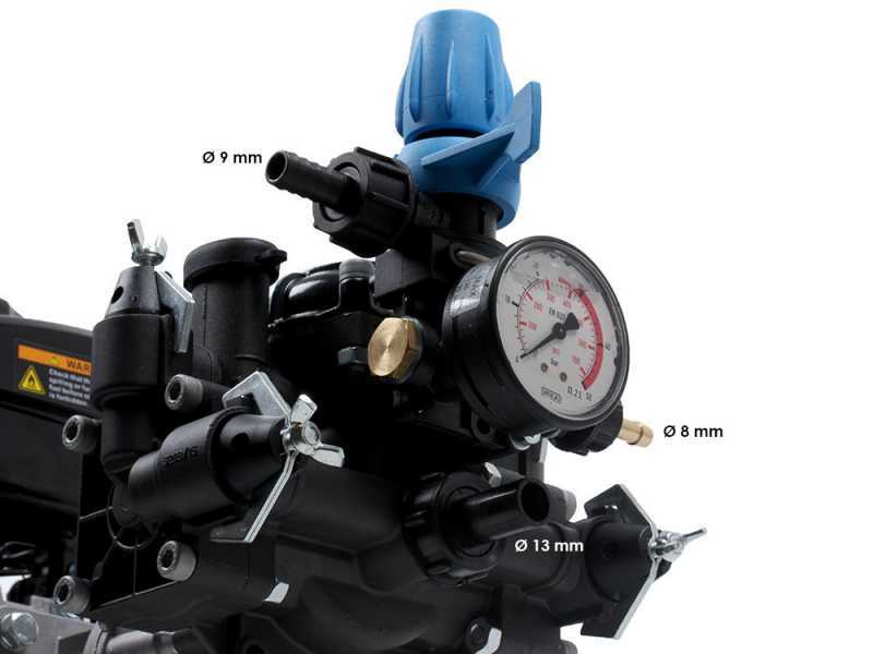 Kit Spr&uuml;hpumpe Comet MTP MC 25 - 4-Takt Loncin-Motor 148F-2 und Wagen mit 120 l Tank