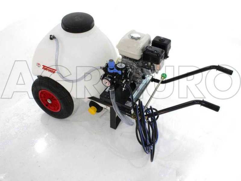Kit Spr&uuml;hpumpe Comet MTP MC 25 - 4-Takt Loncin-Motor 148F-2 und Wagen mit 120 l Tank