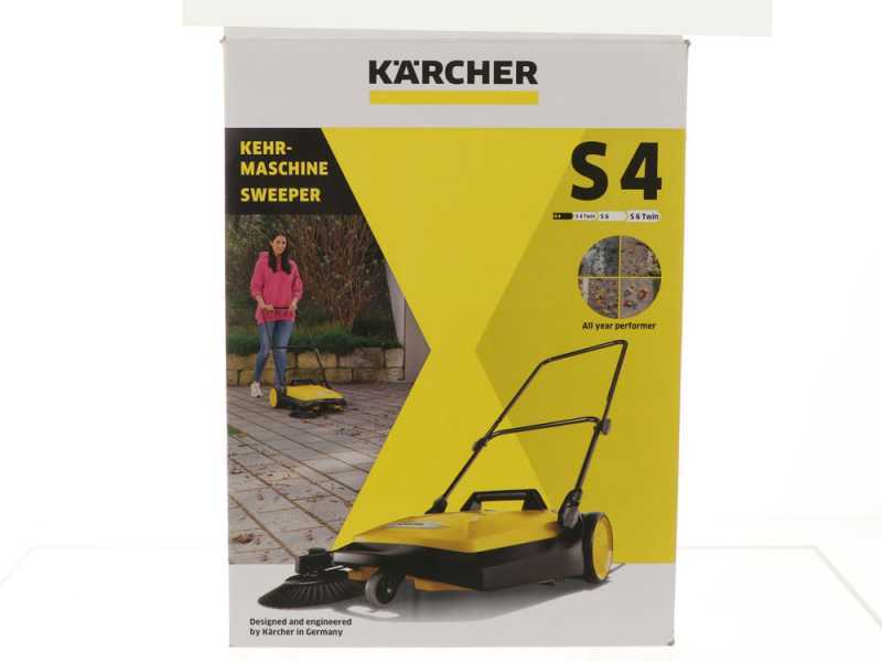 K&auml;rcher S 4 - Handkehrmaschine mit Fangkorb 20 L - Kehrgutbeh&auml;lter