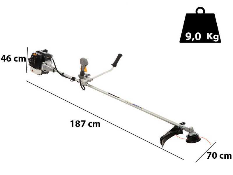 Alpina ABR 42 D - Motorsense - 42.7 ccm - 3 Z&auml;hne Messer