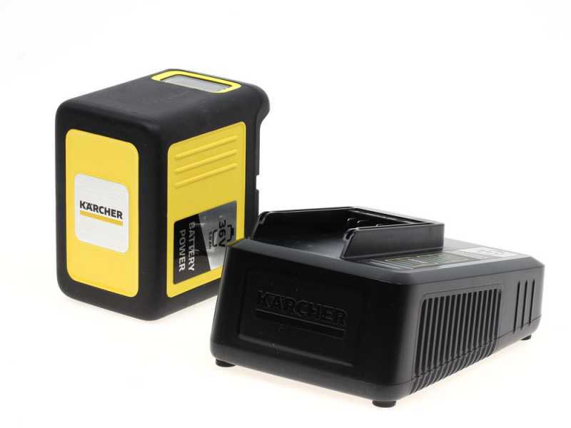 Starter Kit Ladeger&auml;t und Akku Karcher 36 V 5 Ah
