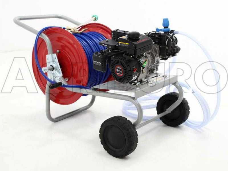Kit Spr&uuml;hpumpe Comet MTP MC 25 - Loncin-Motor 148F-2 und Wagen