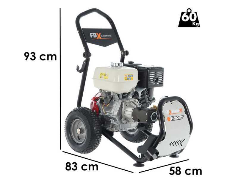 Benzin Hochdruckreiniger Comet FDX Blade XL 13.15 - Motor Honda GX 390 - 12 PS - 310 Bar