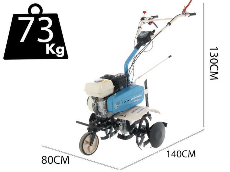 Motorhacke AGT 6500 mit Honda GP200 da 196ccm - 2 Vorw&auml;rtsg&auml;nge + 1 R&uuml;ckw&auml;rtsgang