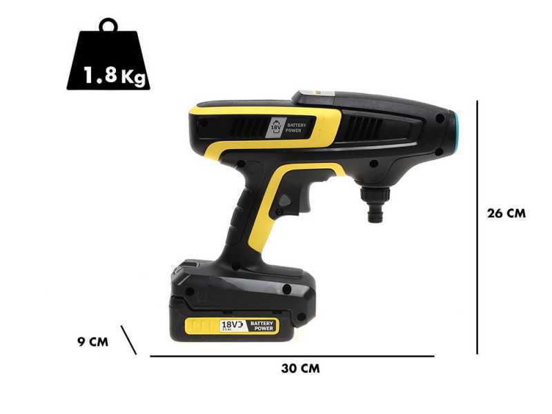 K&Auml;RCHER KHB 6 Battery - Mitteldruckreiniger - 18V 2.5 Ah  Akku - SOLO - OHNE AKKU UND LADEGER&Auml;T