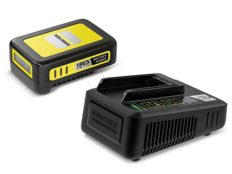 K&auml;rcher LTR 18-25 - Elektrischer Rasentrimmer - Motorsense mit Lithium-Batterie 18V / 2.5Ah