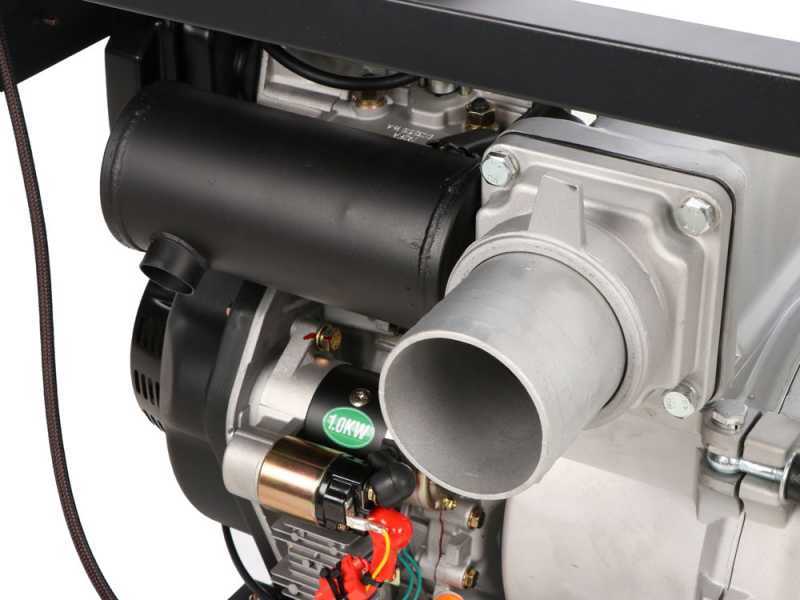 Diesel Wasserpumpe Blackstone BD-ST 10000ES f&uuml;r Schmutzwasser mit Anschl&uuml;sse 100 mm - Euro 5