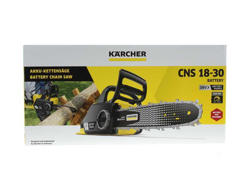 K&auml;rcher CNS 18-30 - Akku-Kettens&auml;ge 18V - OHNE AKKU UND LADEGER&Auml;T