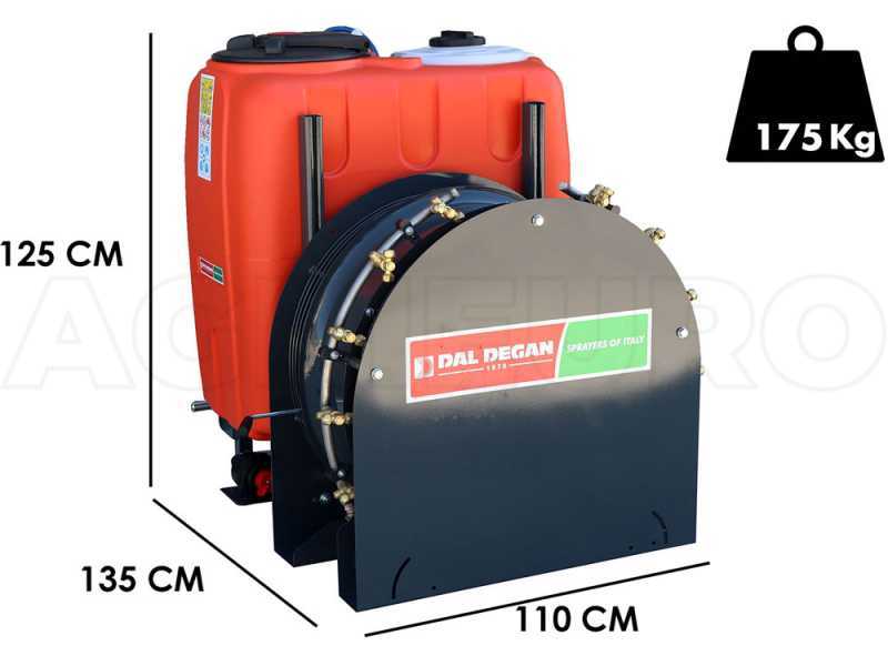Dal Degan VOLKAN 300L - Aufsattelspr&uuml;hger&auml;t f&uuml;r Traktoren  - Pumpe APS 51