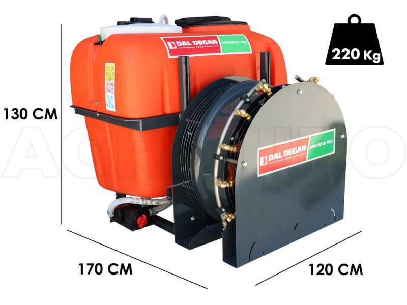 Dal Degan VOLKAN EXTRA 400L - Aufsattelspr&uuml;hger&auml;t f&uuml;r Traktor - Pumpe APS 71