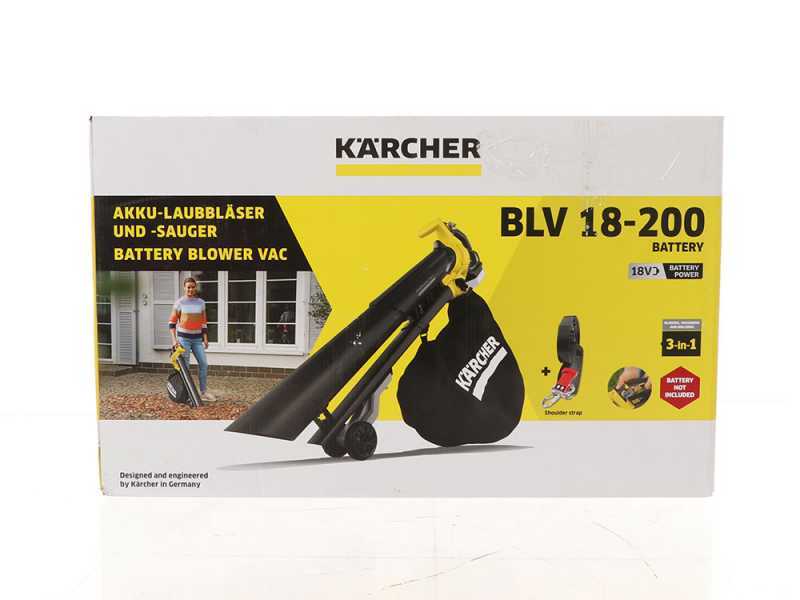 K&auml;rcher  BLV 18-200 - 18 V - Akku Laubbl&auml;ser/Laubsauger