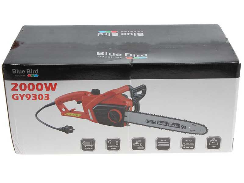 BlueBird GY 9303 - Elektro Kettens&auml;ge 2000W - Schwert 40cm